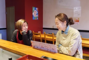 泉佐野市の焼肉かめやま様の女店主